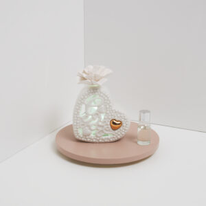 Profumatore piccolo a forma di cuore con luce led