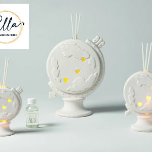 Profumatore mappamondo grande con luce led