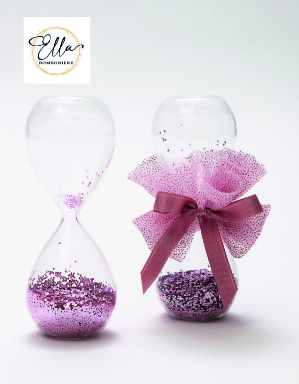 Clessidra Rosa Glitter