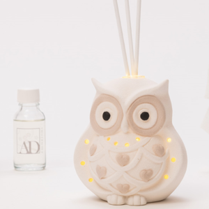 Profumatore Gufo con luce led