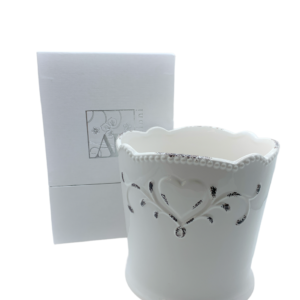 Vaso grande panna in stile shabby