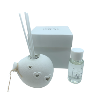 Profumatore palloncino bianco piccolo con luce led