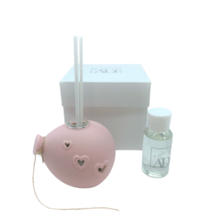 Profumatore palloncino rosa piccolo con luce led
