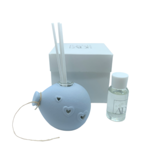 Profumatore palloncino azzurro piccolo con luce led