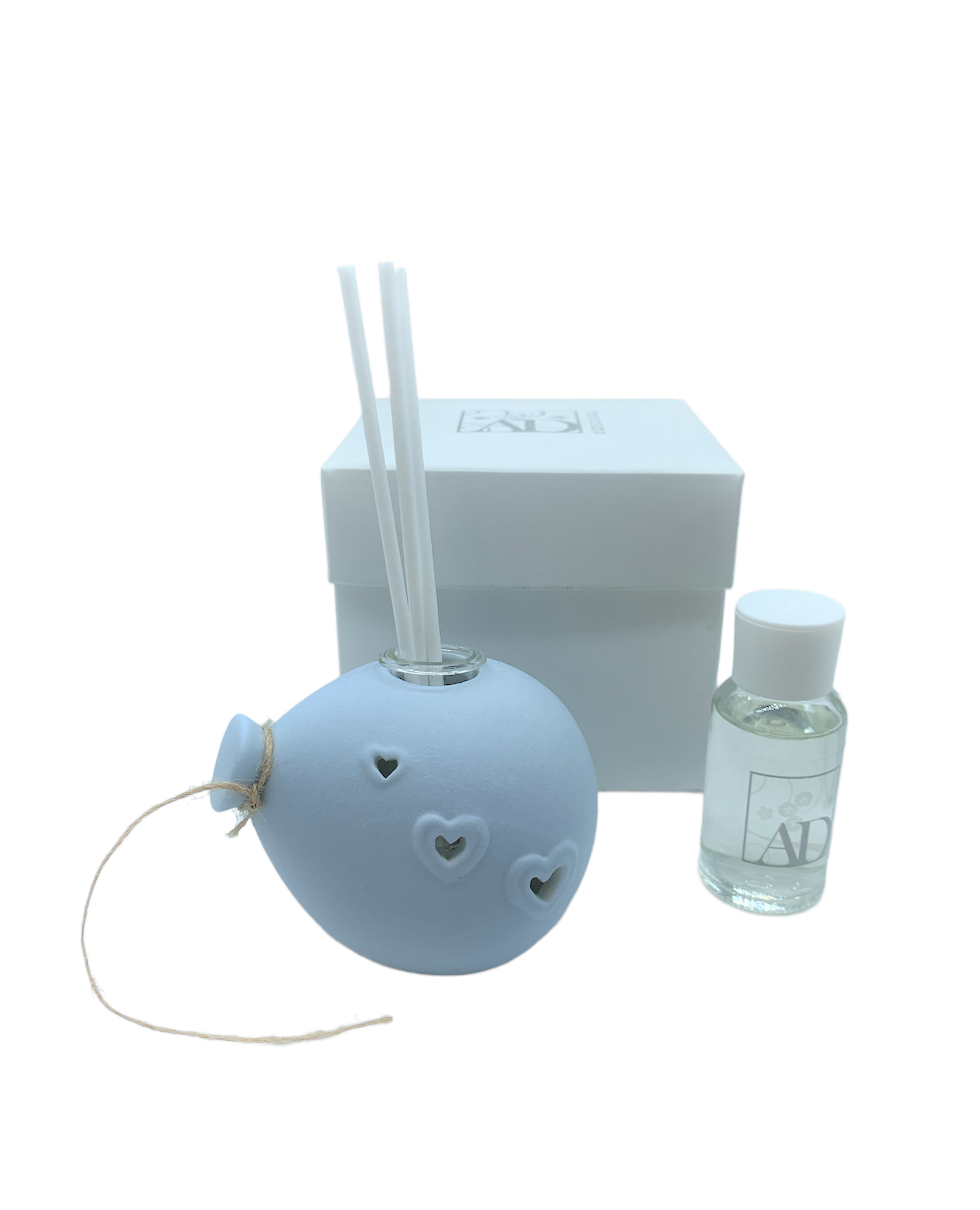 Profumatore palloncino azzurro piccolo con luce led