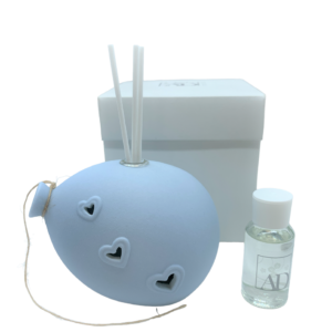 Profumatore palloncino azzurro grande con luce led