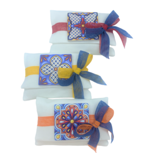 Calamita maiolica siciliana con Sacchettino