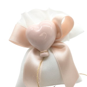 Calamita a Palloncino a cuore rosa con Sacchettino