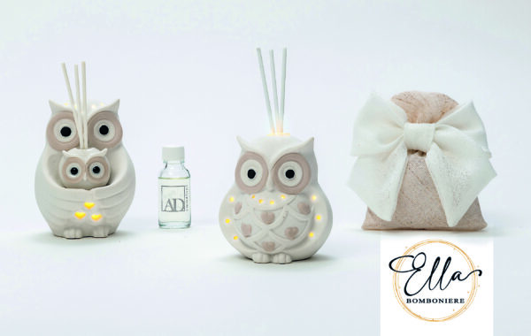 Profumatore Gufo con luce led - immagine 3