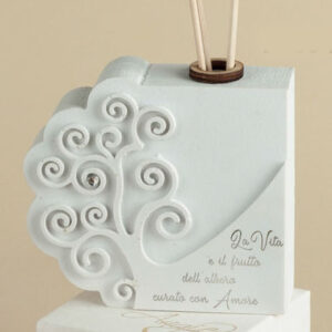 Profumatore con albero della vita e frase