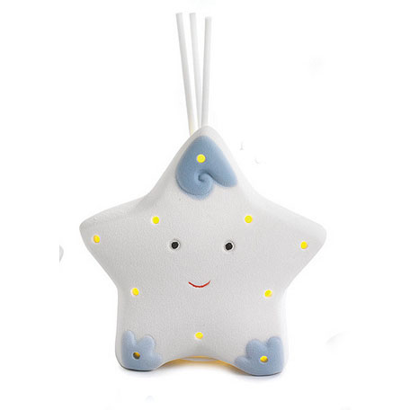 Profumatore stellina azzurra con luce led