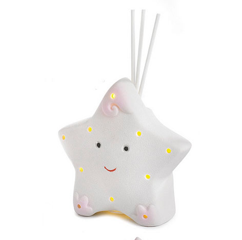 Profumatore stellina rosa con luce led