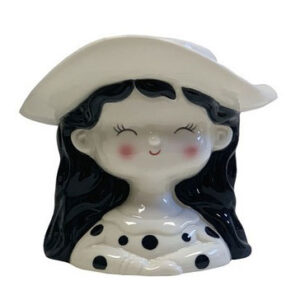 Vasetto ragazza con cappello