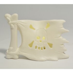 Lampada a forma di bandiera dei pirati