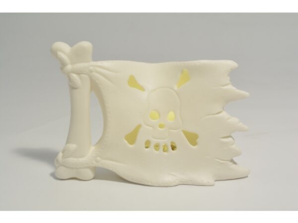 Lampada a forma di bandiera dei pirati
