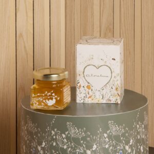 Miele con scatola fiorellini