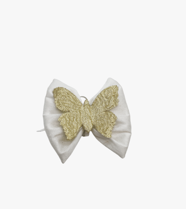 Farfalla portaconfetti con farfalla oro