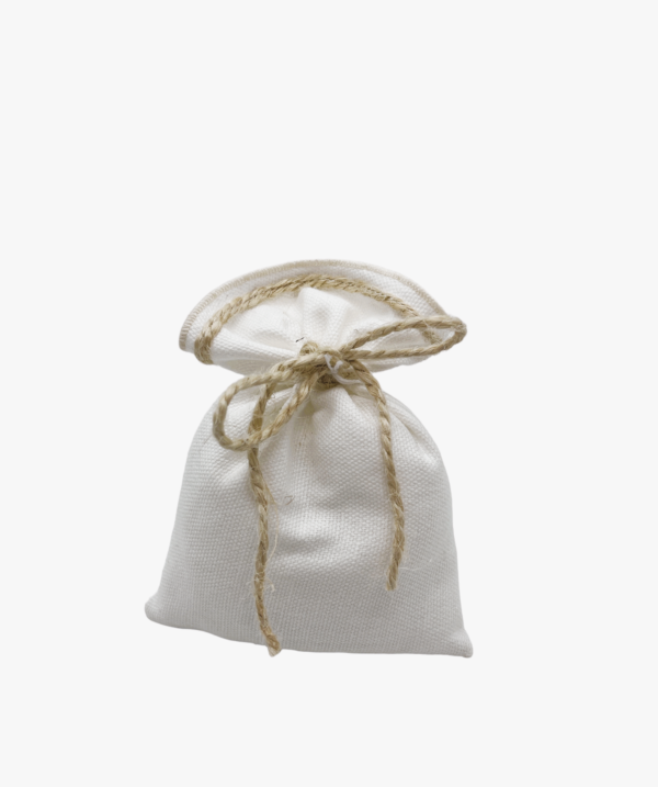 Sacchetto portaconfetti in cotone con spago