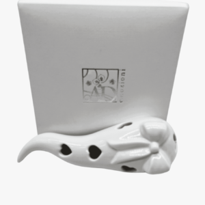 Corno bianco con led luminoso