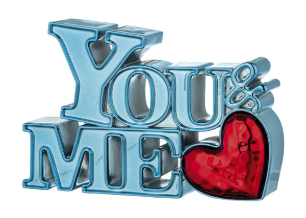 Scritta YOU&ME 28x19 disponibile in 6 colori - immagine 4