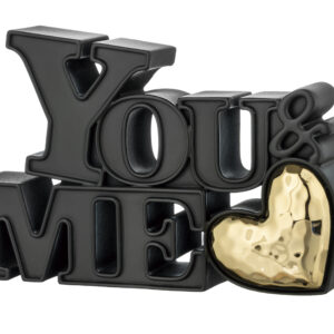 Scritta YOU&ME 15x10 disponibile in 6 colori