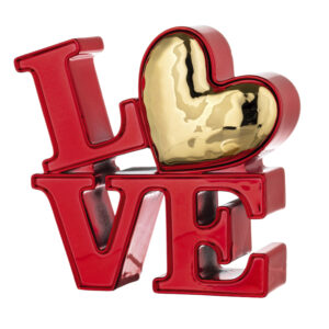 Scritta LOVE 7x7 disponibile in 6 colori - Rosso