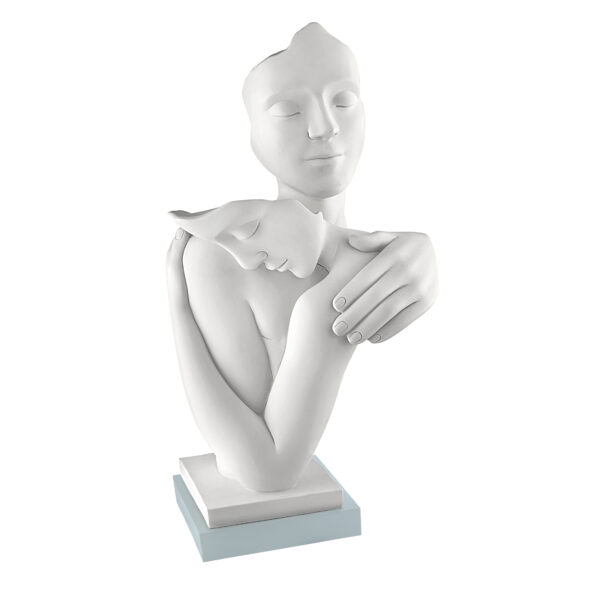 Scultura abbraccio innamorati in 4 colori differenti - immagine 3