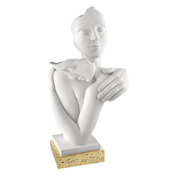 Scultura abbraccio innamorati in 4 colori differenti - immagine 2