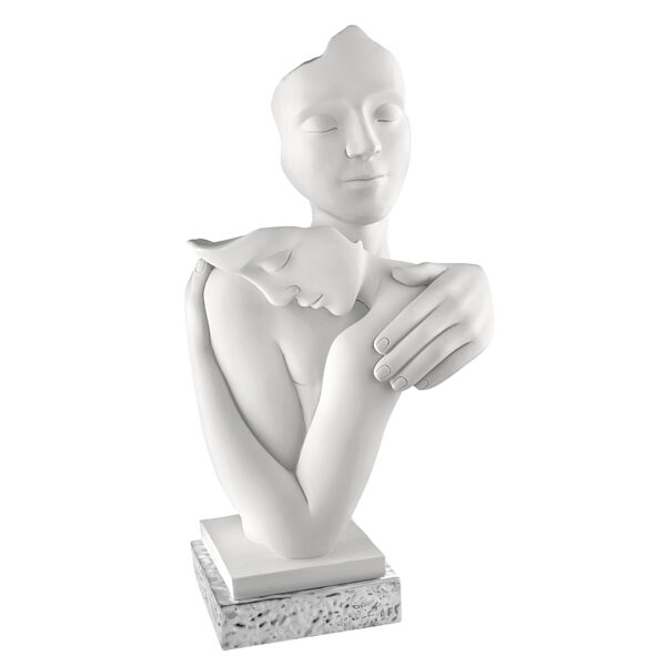 Scultura abbraccio innamorati in 4 colori differenti