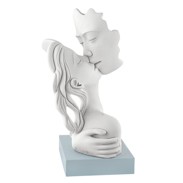 Scultura bacio innamorati in 4 colori differenti - immagine 4
