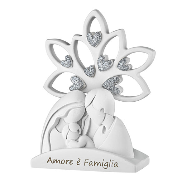 Statuetta Sacra Famiglia con Albero della vita in 4 colori differenti - immagine 4