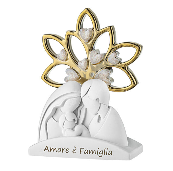 Statuetta Sacra Famiglia con Albero della vita in 4 colori differenti