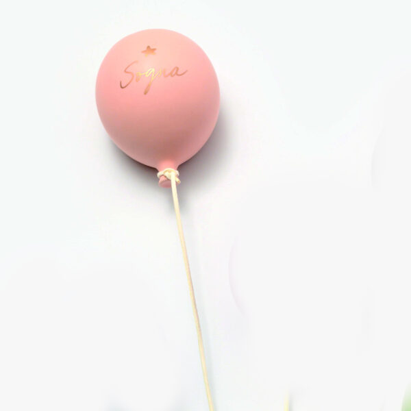 Palloncino satin con scritta in 5 colori a scelta - immagine 3