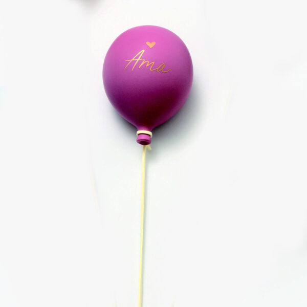 Palloncino satin con scritta in 5 colori a scelta - immagine 5