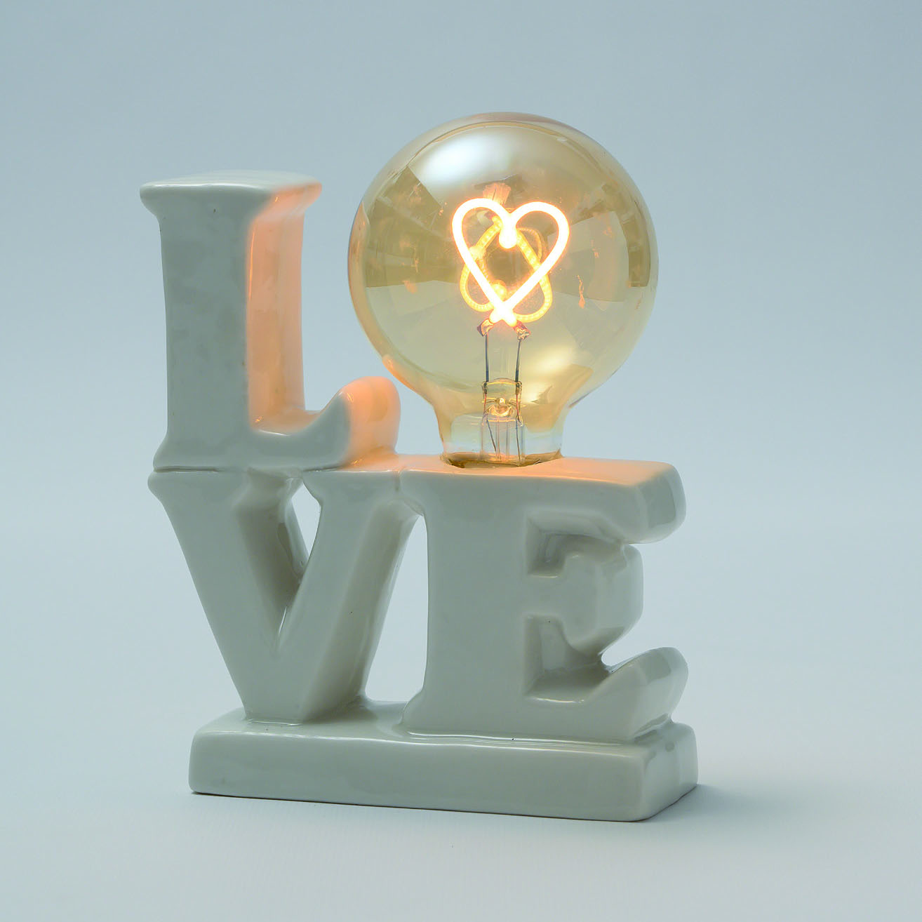 Lampada a led scritta LOVE in 4 colori a scelta - immagine 5