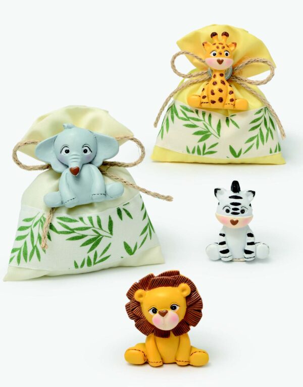 Calamita Animaletti assortiti con Sacchetto coordinato