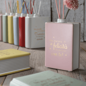 Profumatore/Vaso a libro in 6 colori a scelta